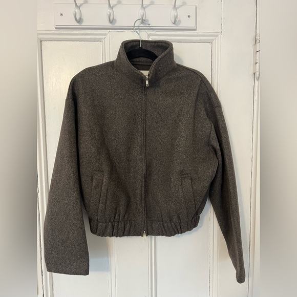 Zara Zip- up Bomber Jacket - Picture 2 of 5